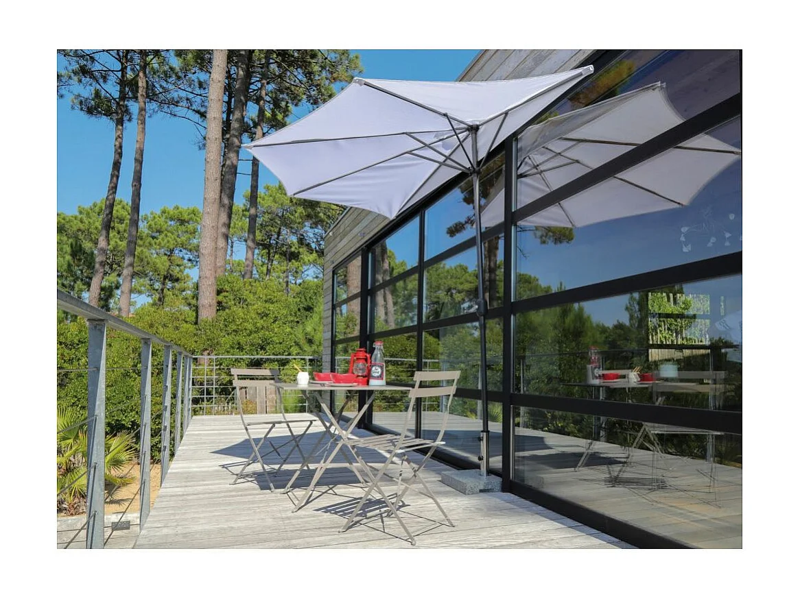 Chaises pliantes en acier Cuba (Lot de 2)