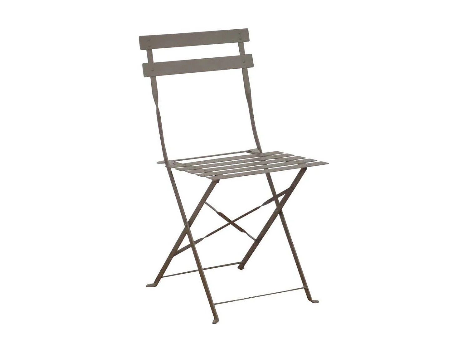 Chaises pliantes en acier Cuba (Lot de 2)