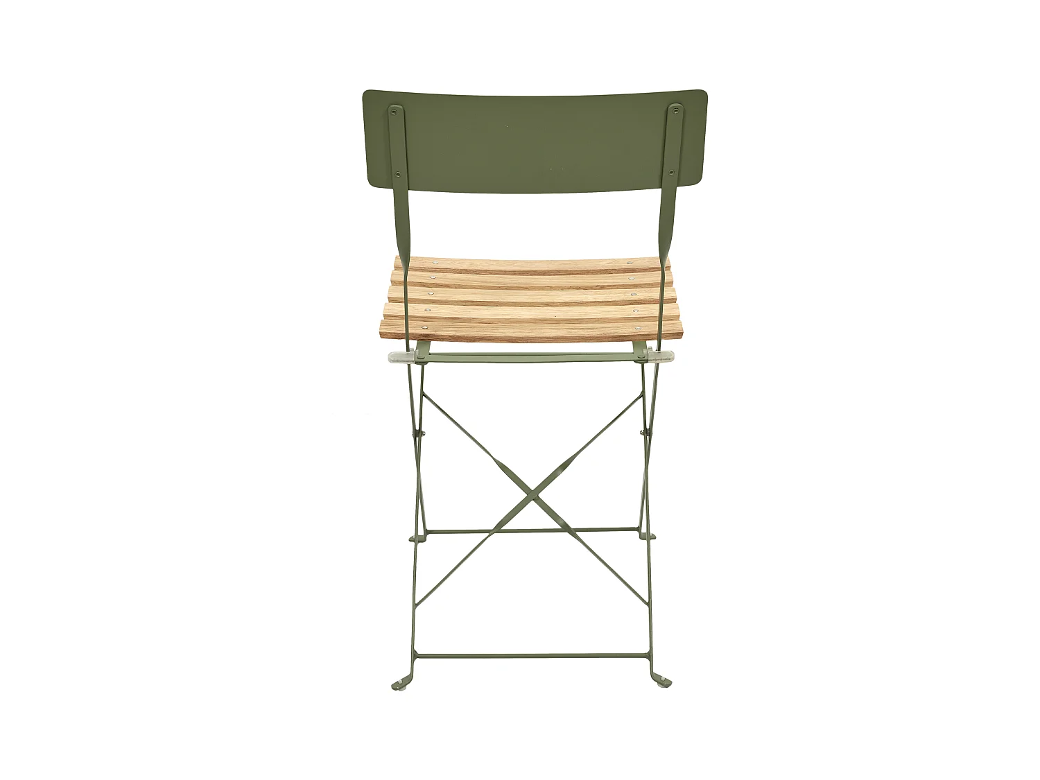 Chaise Pliante Bella Vita Vert Kaki - Lot De 2 Vert, Marron