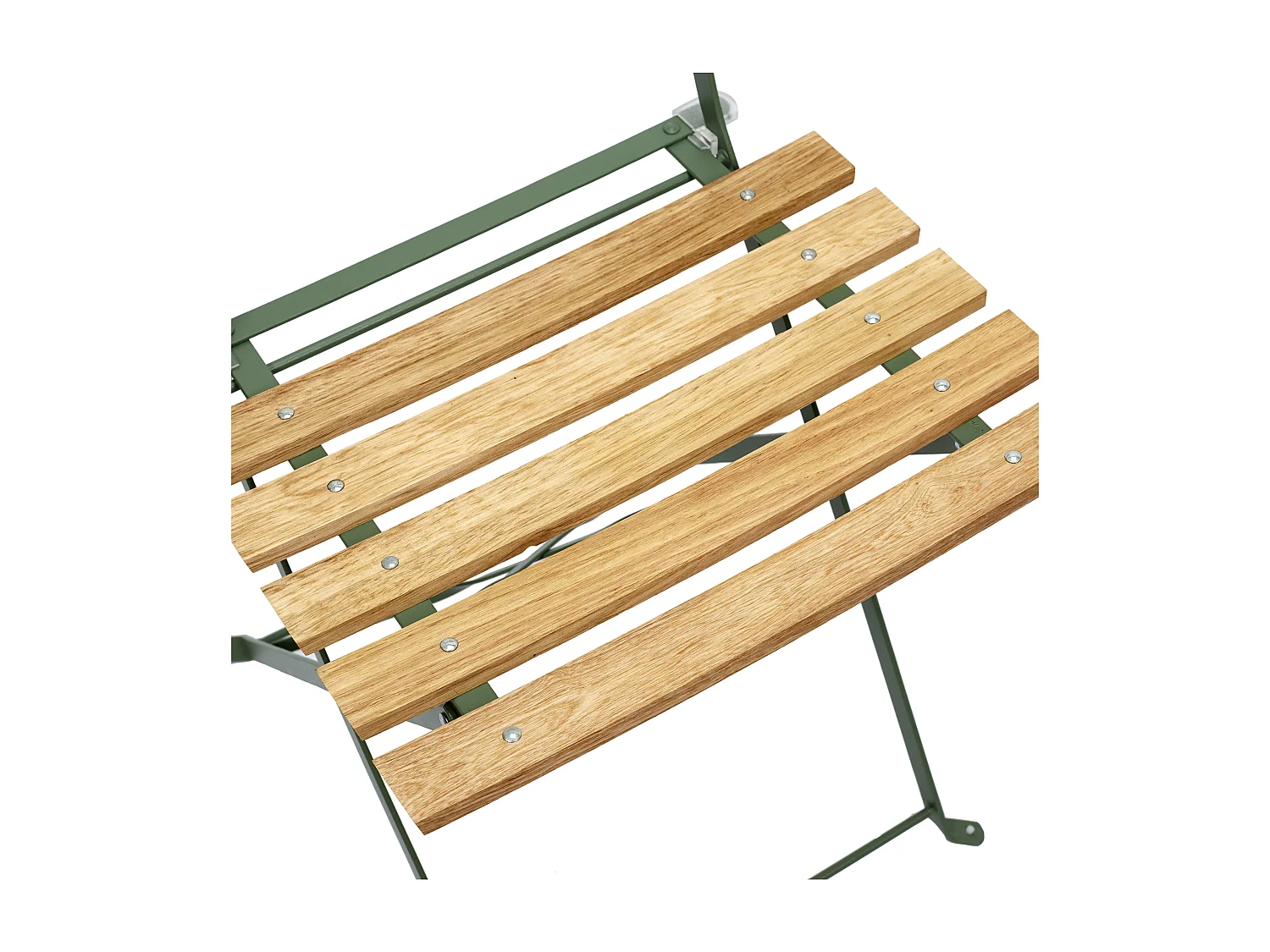 Chaise Pliante Bella Vita Vert Kaki - Lot De 2 Vert, Marron