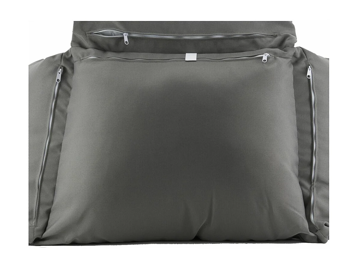 Fauteuil oeuf réglable en polyrésine et acier