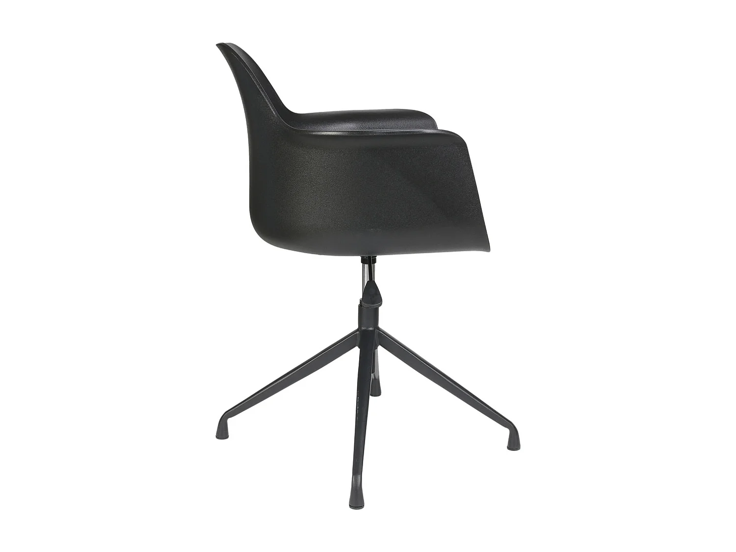 Fauteuil Pivotant Chicago Noir - Lot De 2 Noir