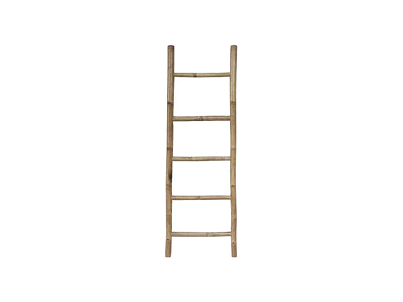 Échelle porte serviette en bambou