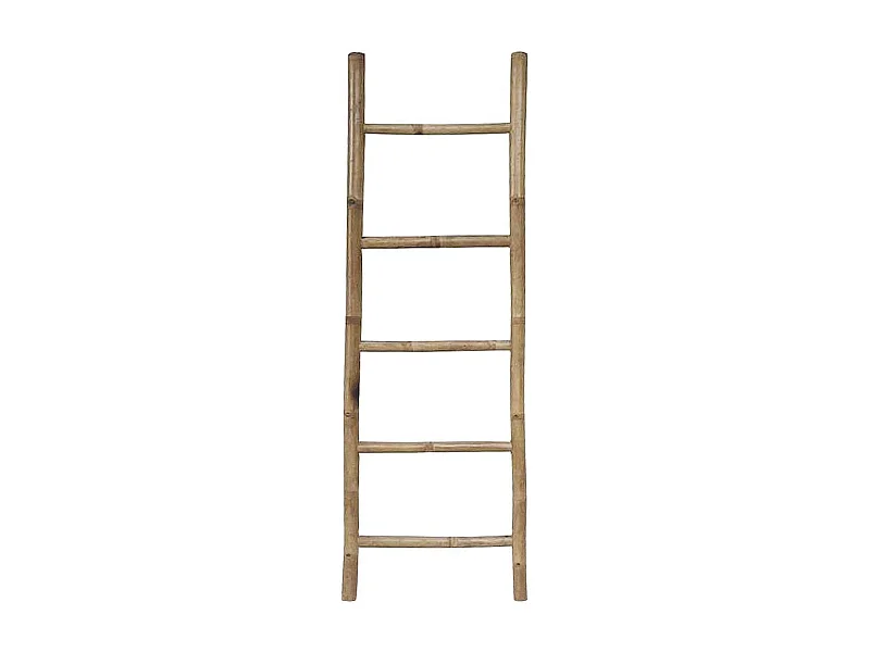 Échelle porte serviette en bambou