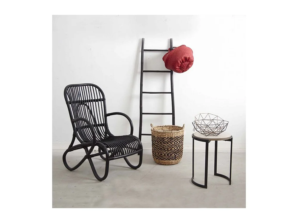 Échelle porte serviette en bambou