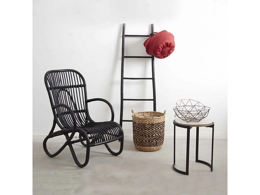 Échelle porte serviette en bambou