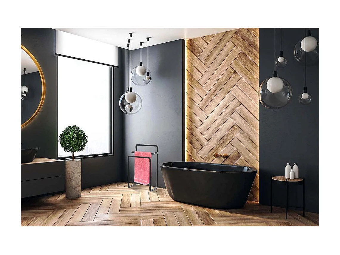 Porte-serviettes en acier Usseau