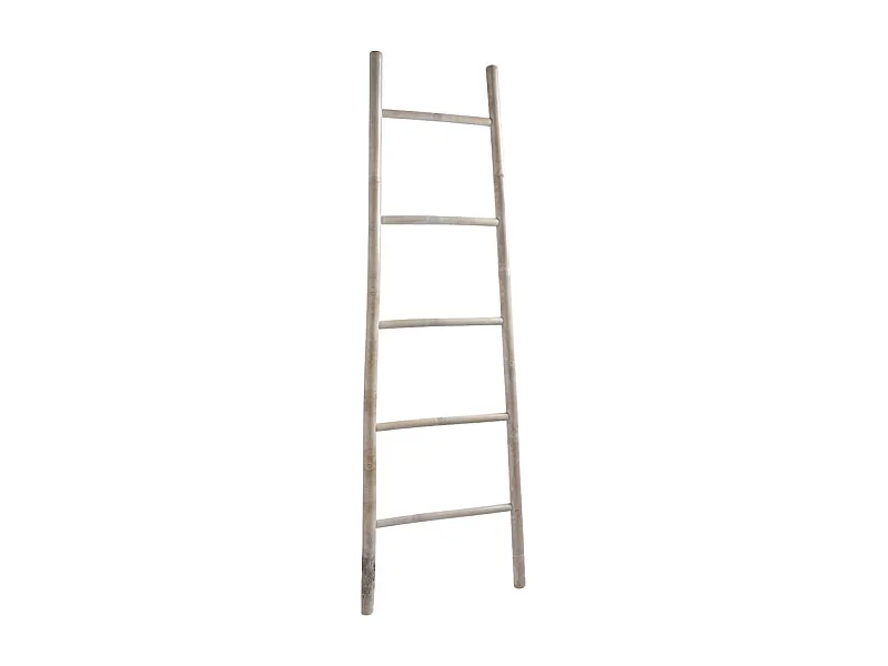 Échelle porte serviette en bambou