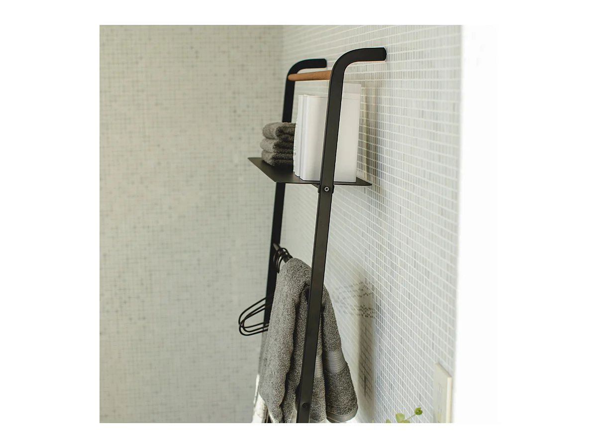 Portant échelle inclinée avec étagère L66 cm - TOWER