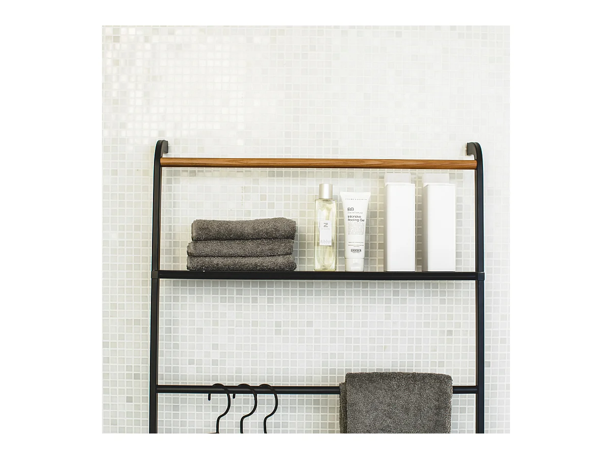 Portant échelle inclinée avec étagère L66 cm - TOWER