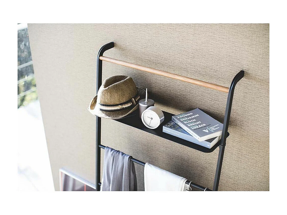 Portant échelle inclinée avec étagère L66 cm - TOWER