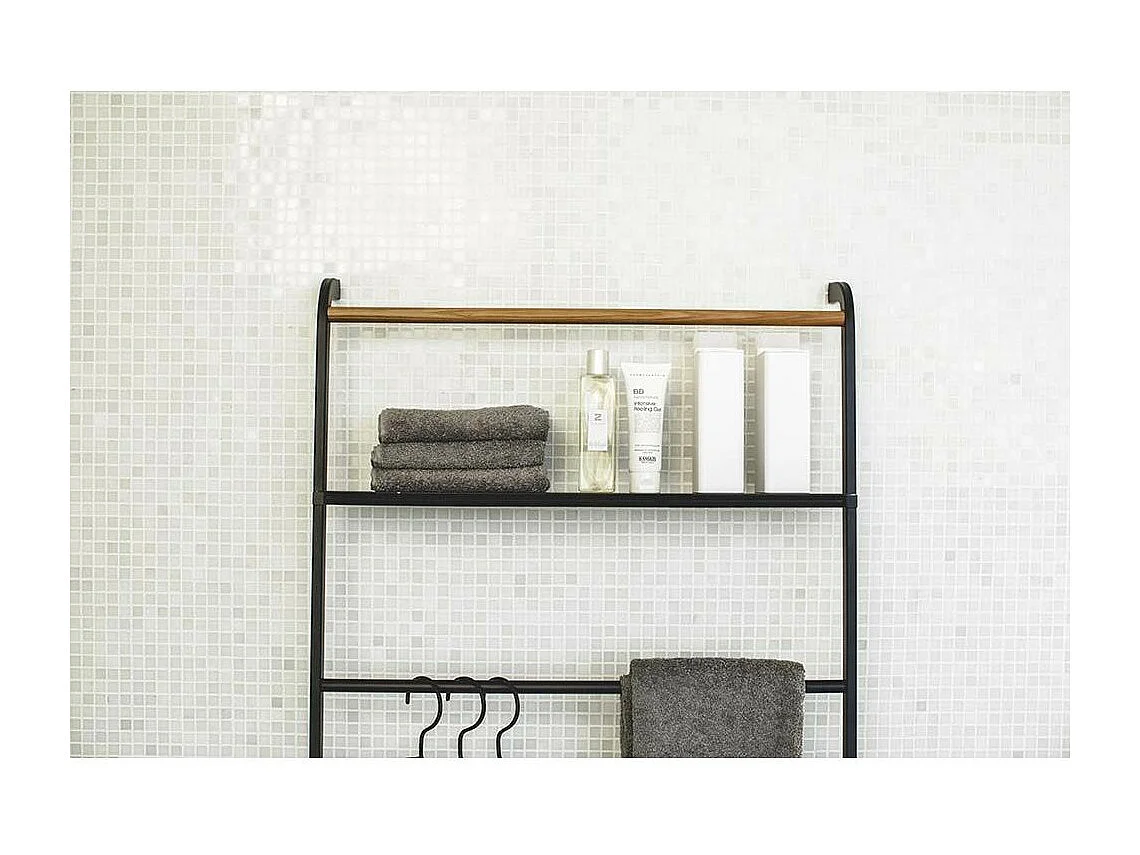 Portant échelle inclinée avec étagère L66 cm - TOWER