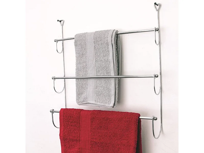 Porte Serviettes "Spécial Porte" 54cm Chrome