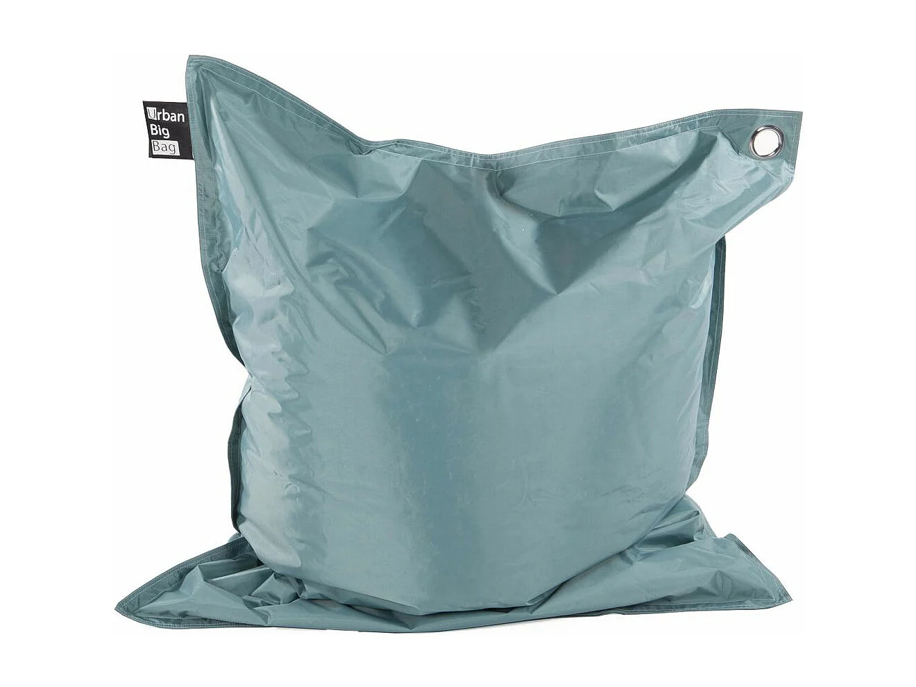 Grand coussin uni Maxi Bleu Mineral