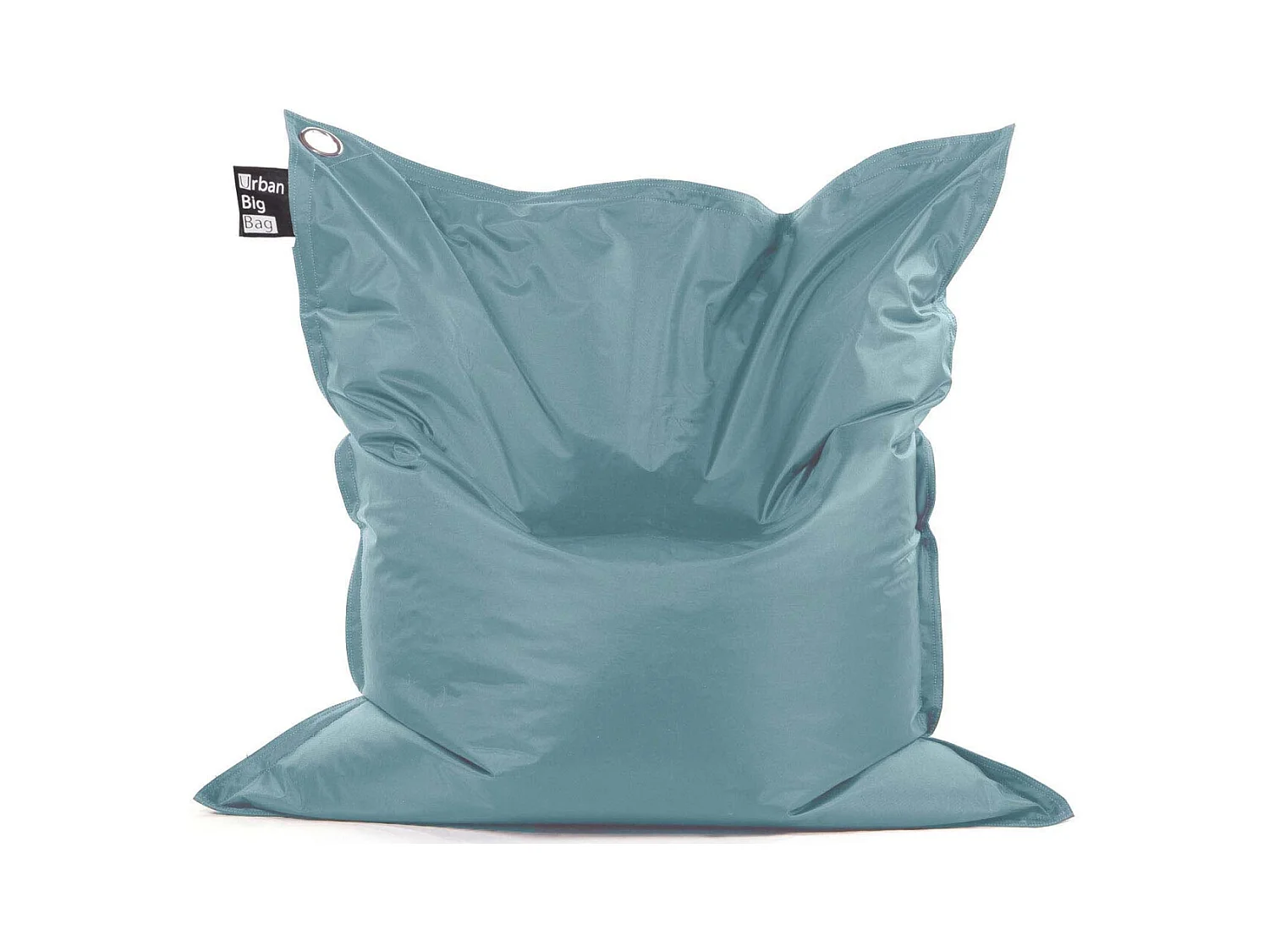 Grand coussin uni Maxi Bleu Mineral