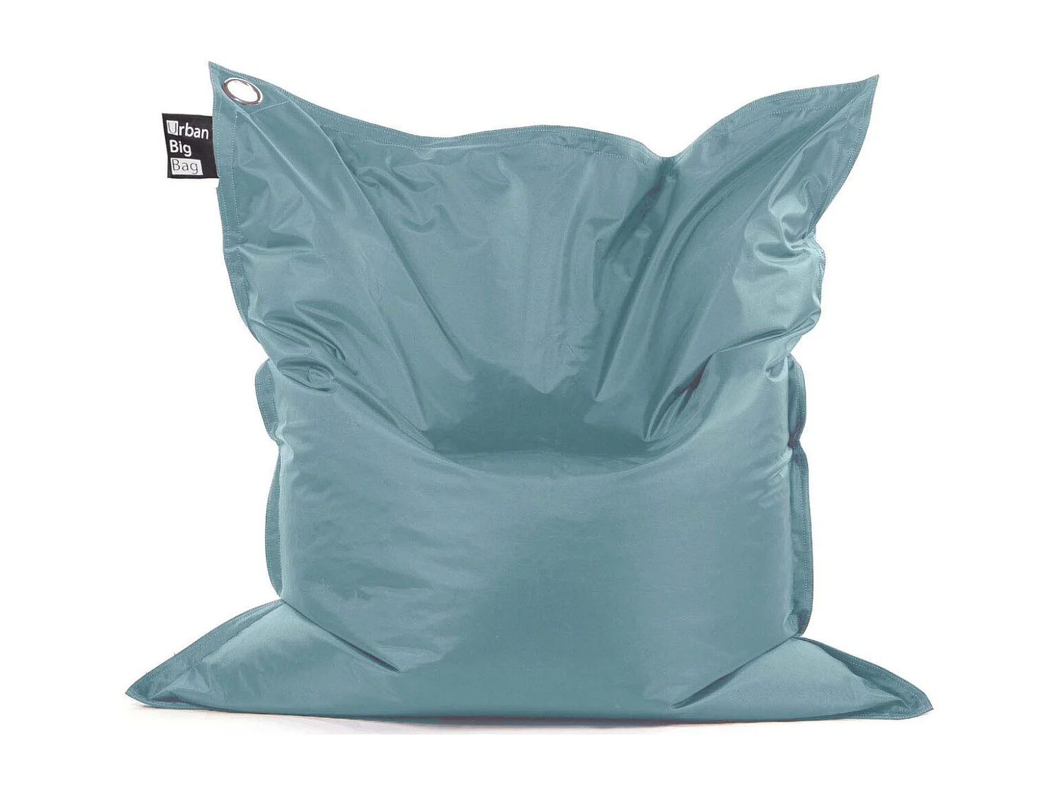 Grand coussin uni Maxi Bleu Mineral