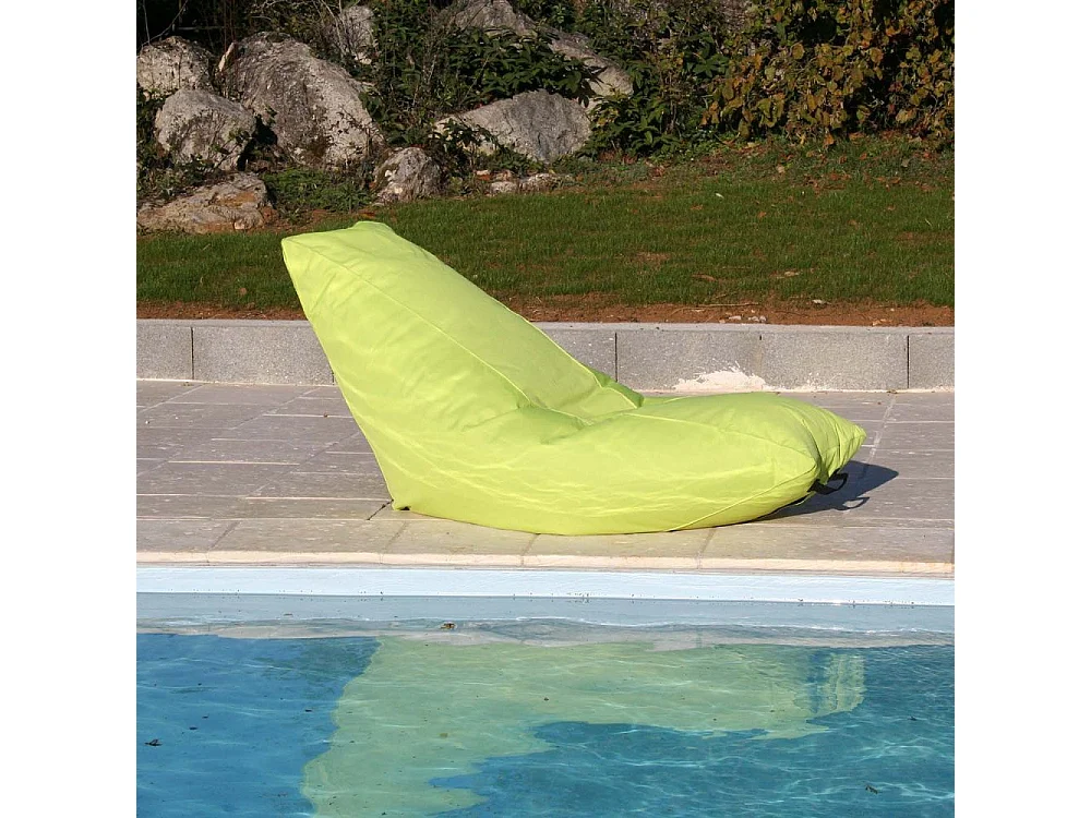 Poire intérieur extérieur en polyester Luna Vert anis