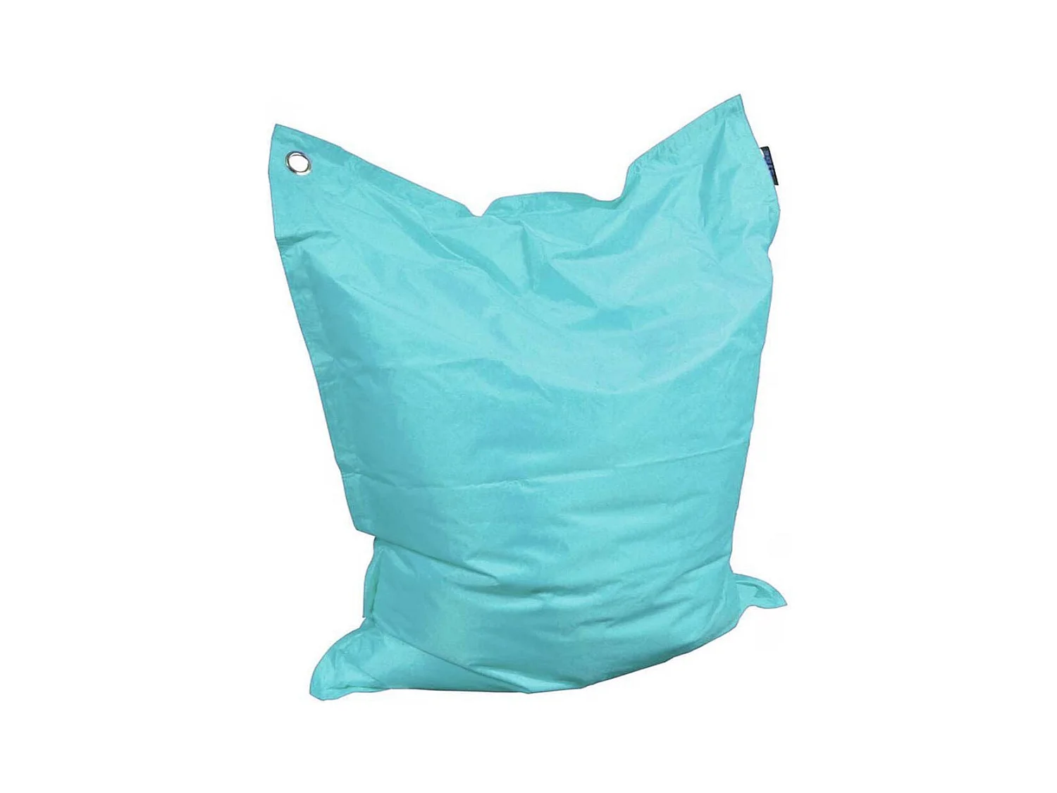Grand coussin uni Maxi XL Bleu aqua