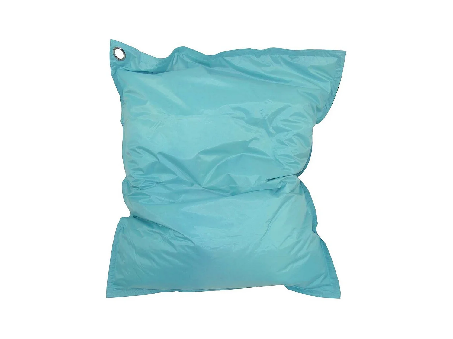Grand coussin uni Maxi XL Bleu aqua