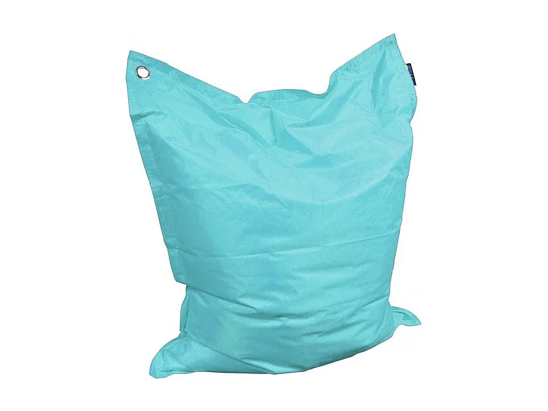 Grand coussin uni Maxi XL Bleu aqua