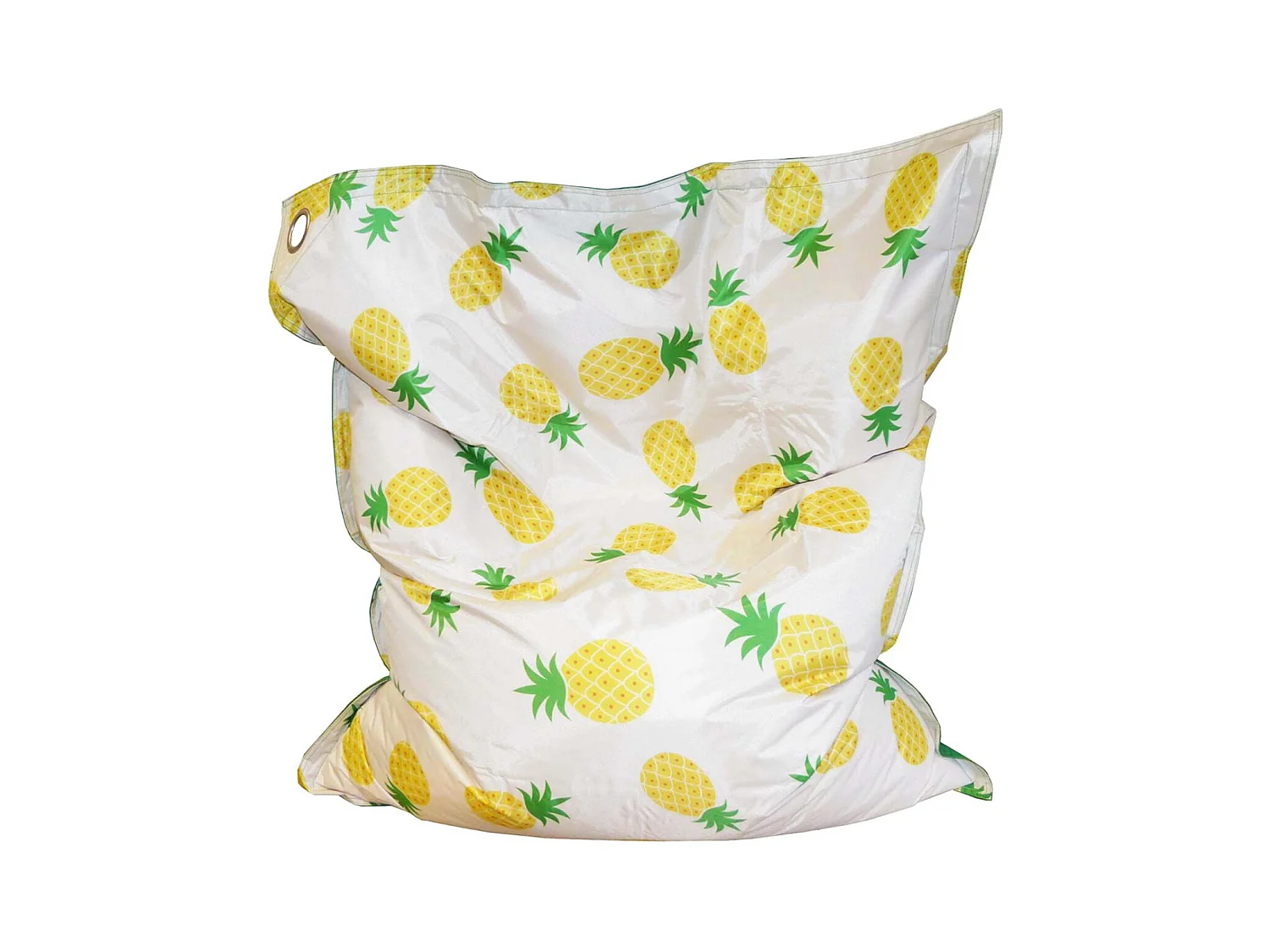 Maxi coussin imprimé intérieur extérieur 110 x 130 cm Ananas
