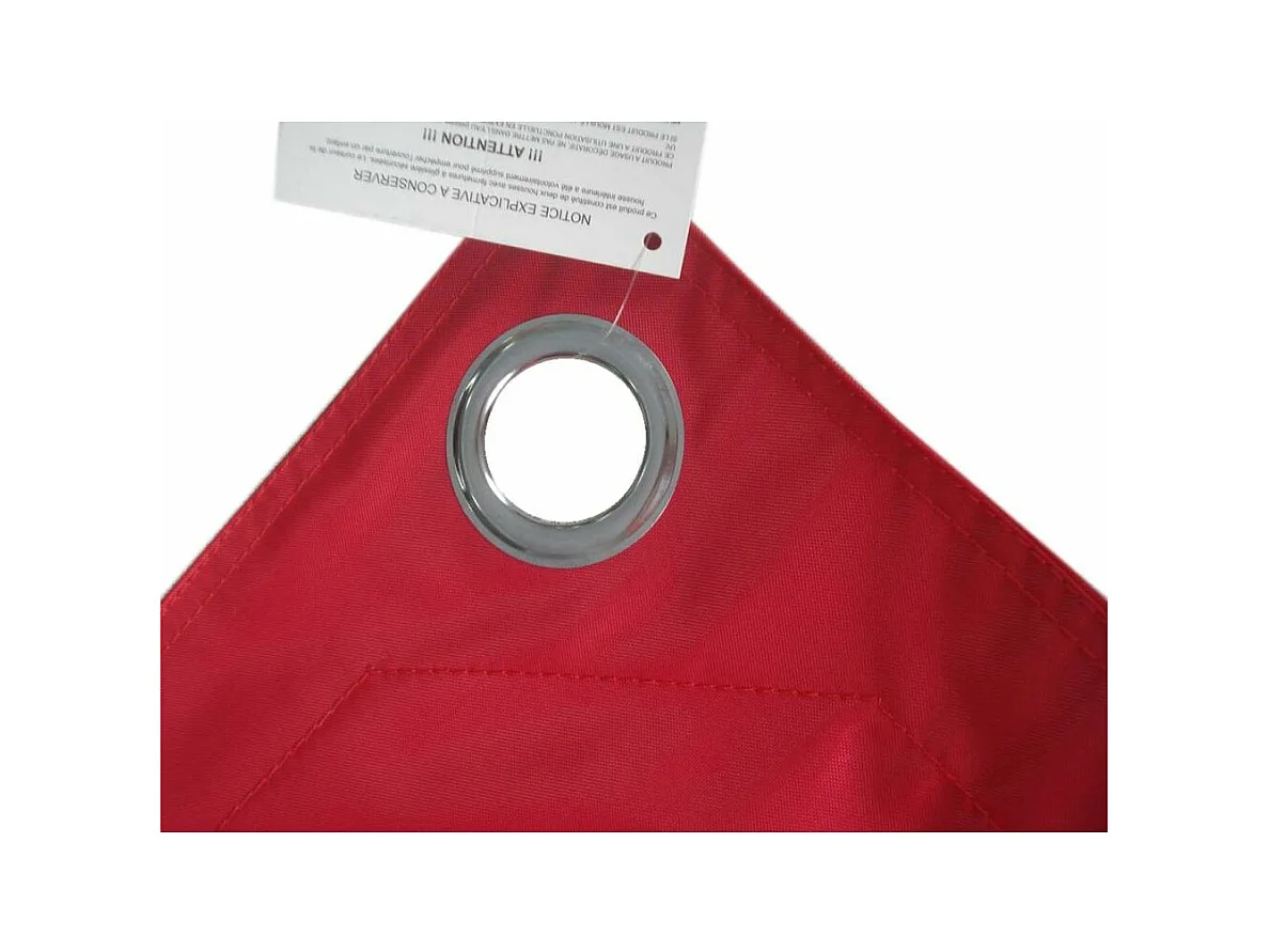 Grand coussin uni Maxi XL Rouge