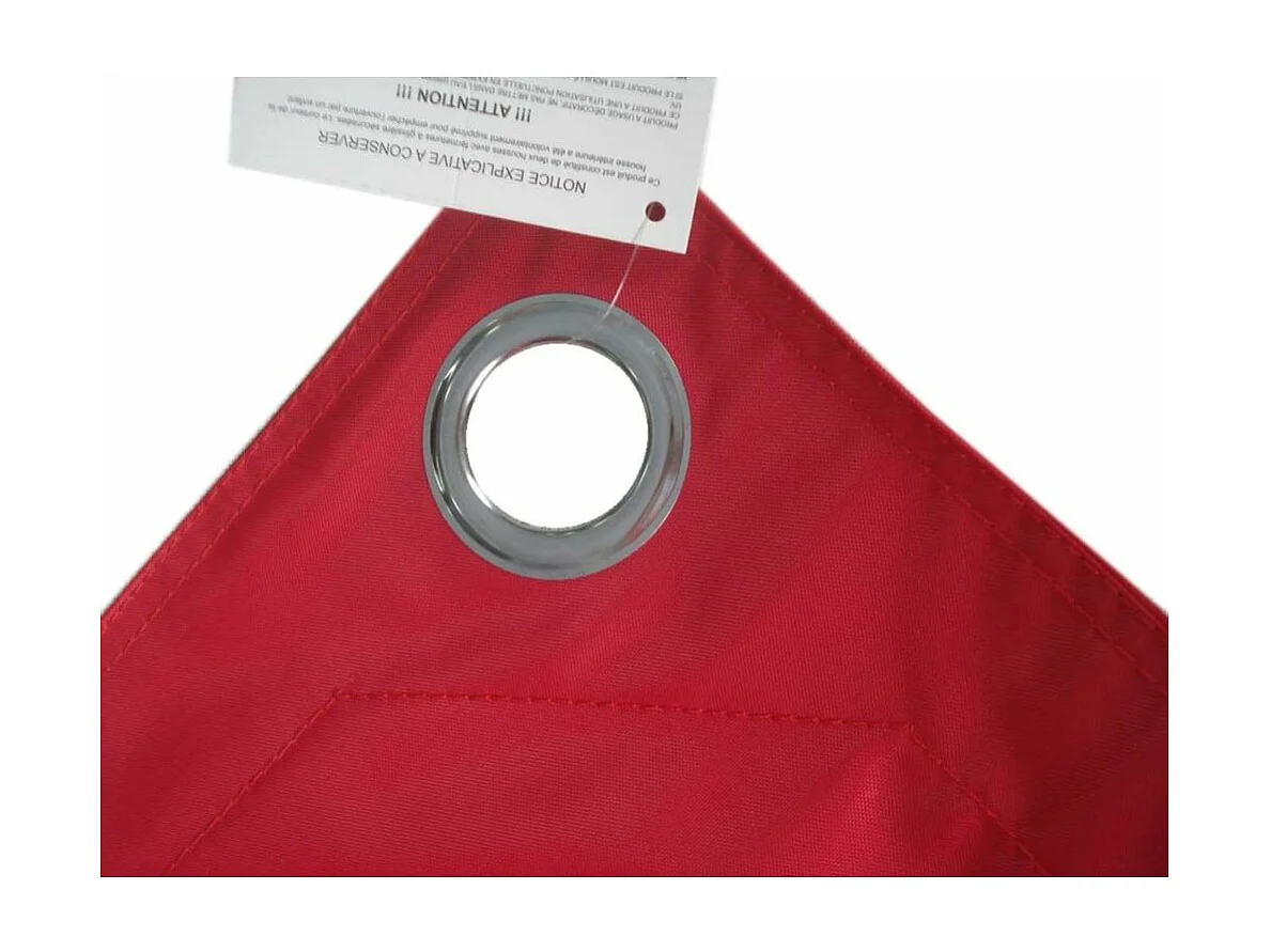 Grand coussin uni Maxi XL Rouge