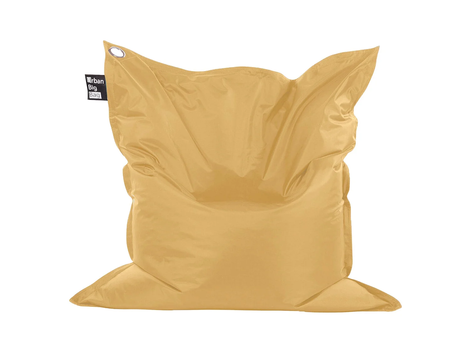 Grand coussin uni Maxi Ocre