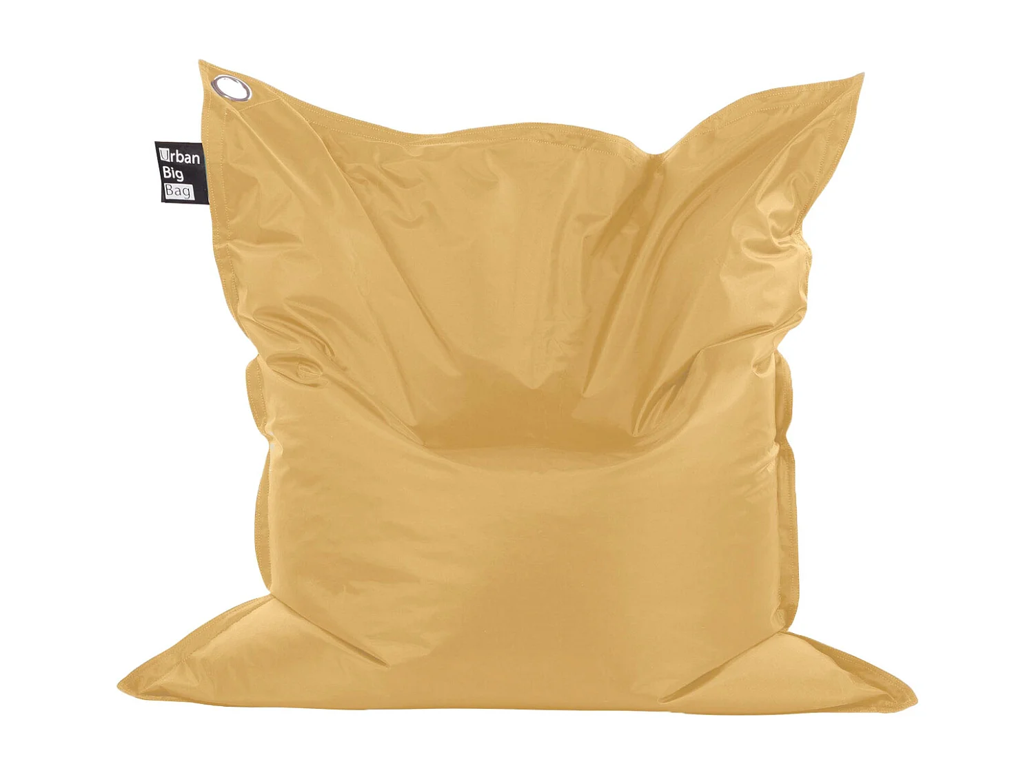Grand coussin uni Maxi Ocre