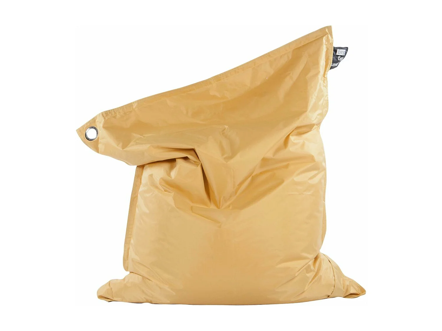 Grand coussin uni Maxi Ocre