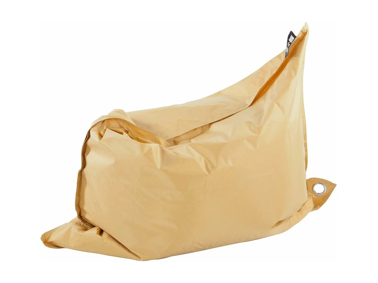 Grand coussin uni Maxi Ocre