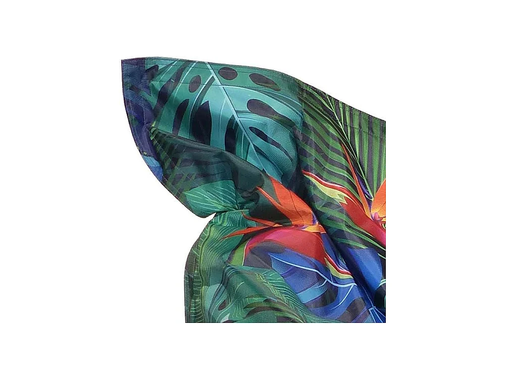 Maxi coussin imprimé intérieur extérieur 110 x 130 cm Paradis