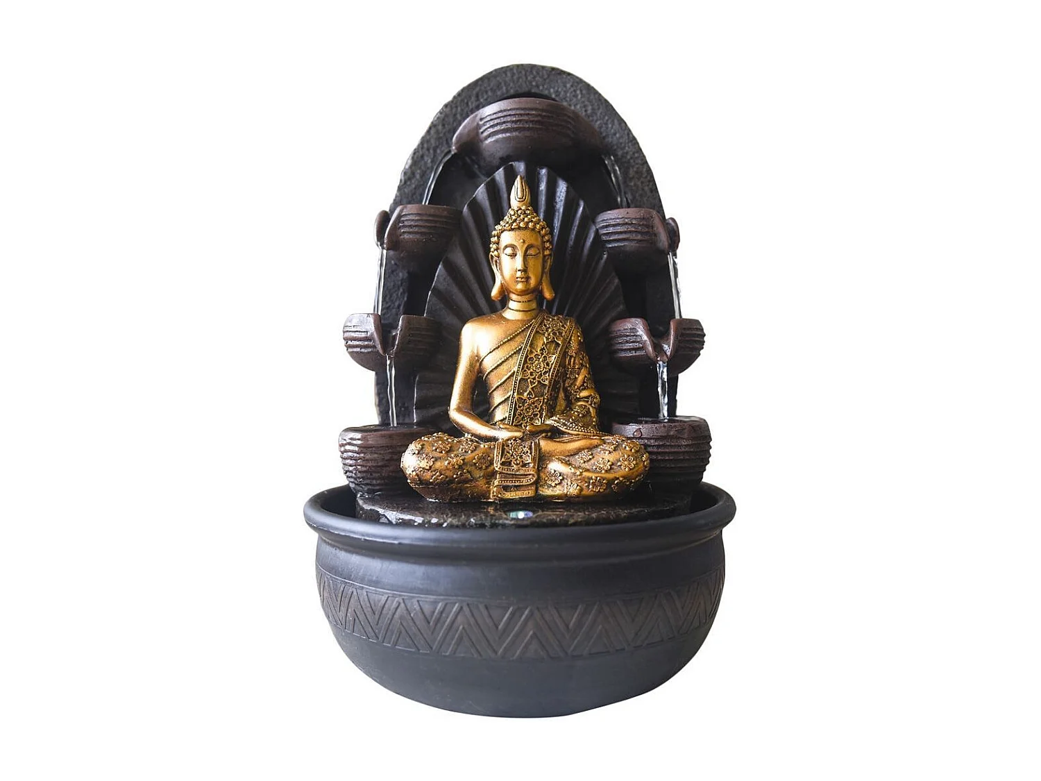 Fontaine d'intérieur éclairage LED Chakra