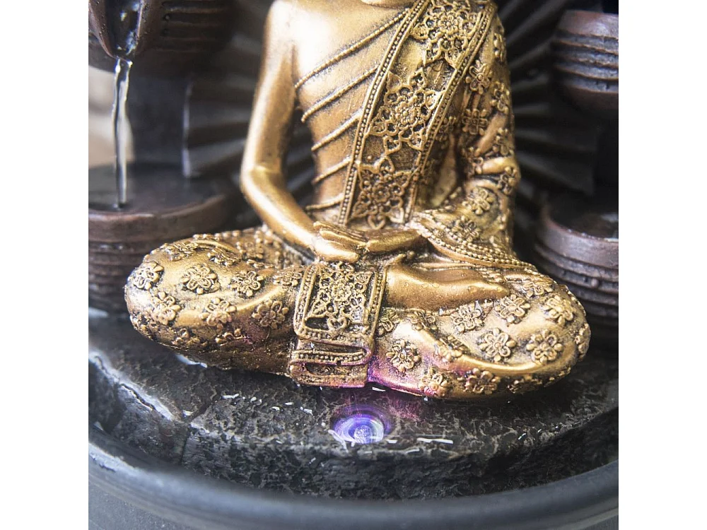 Fontaine d'intérieur éclairage LED Chakra