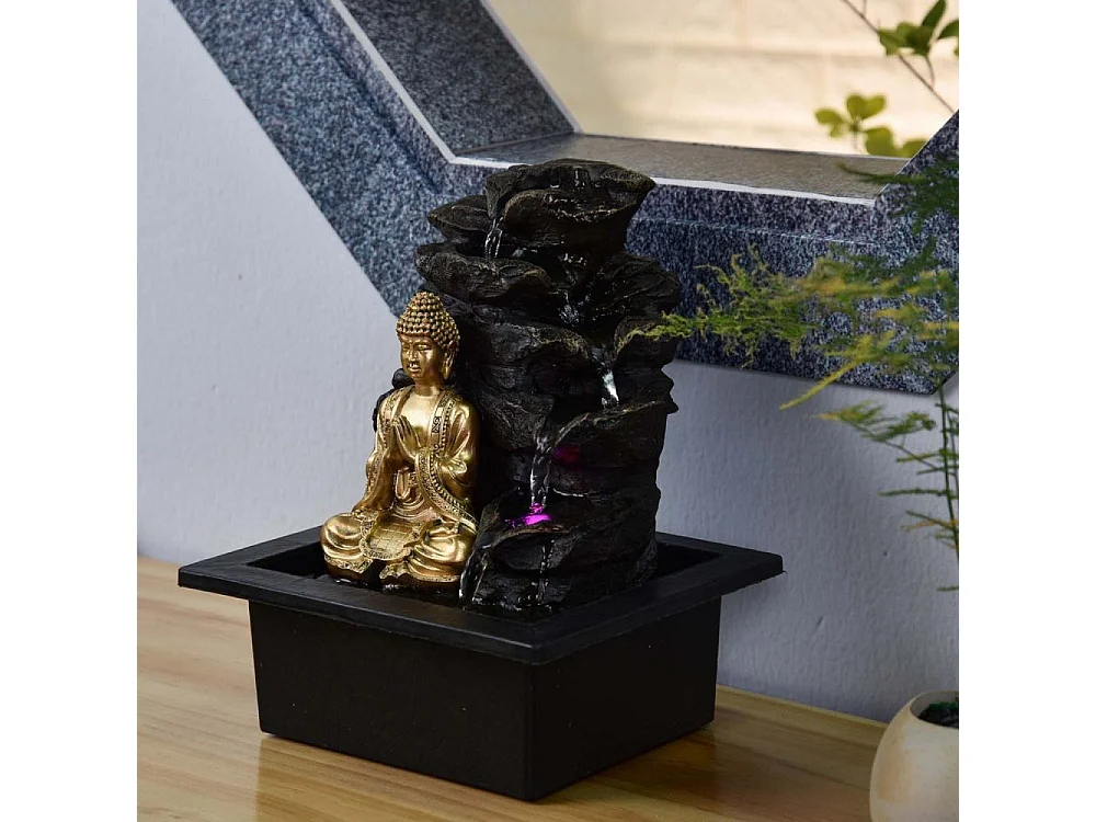 Buddha LED-Brunnen "Shira"