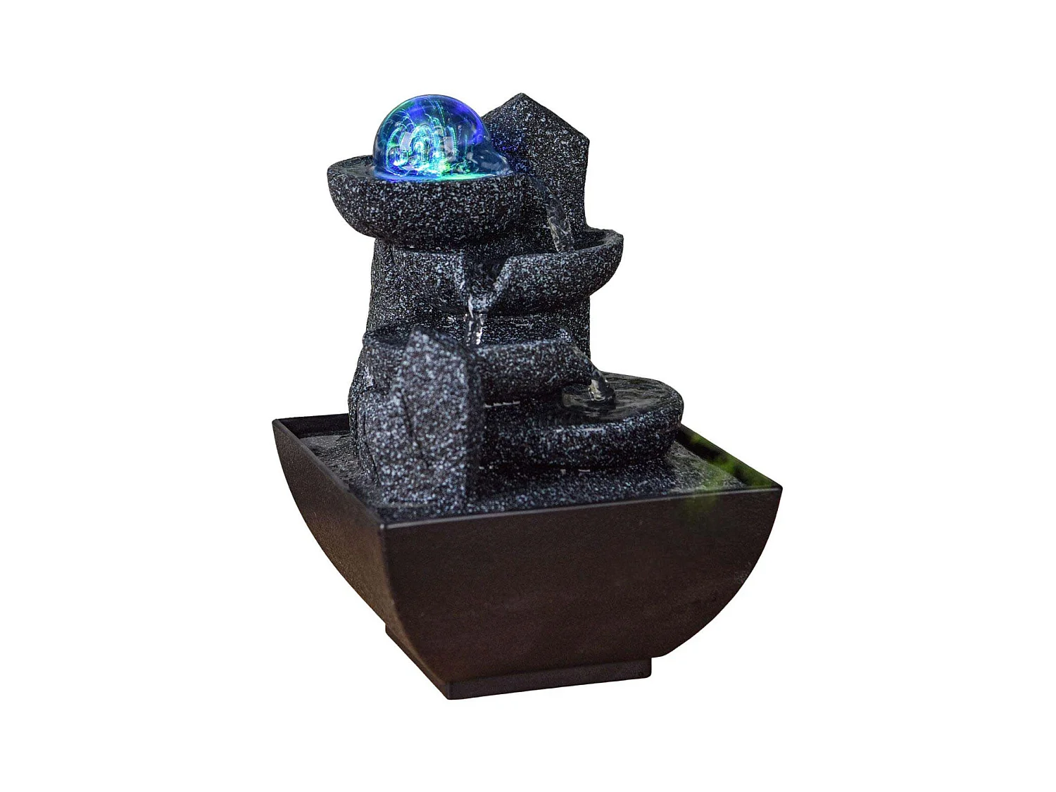 Fuente moderna de resina Lopo
