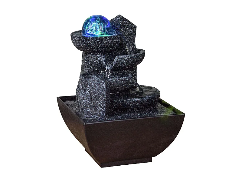 Fuente moderna de resina Lopo