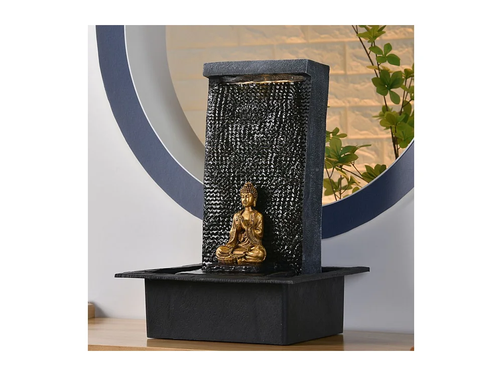 Brunnen aus Harz "Bouddha Zenitude"