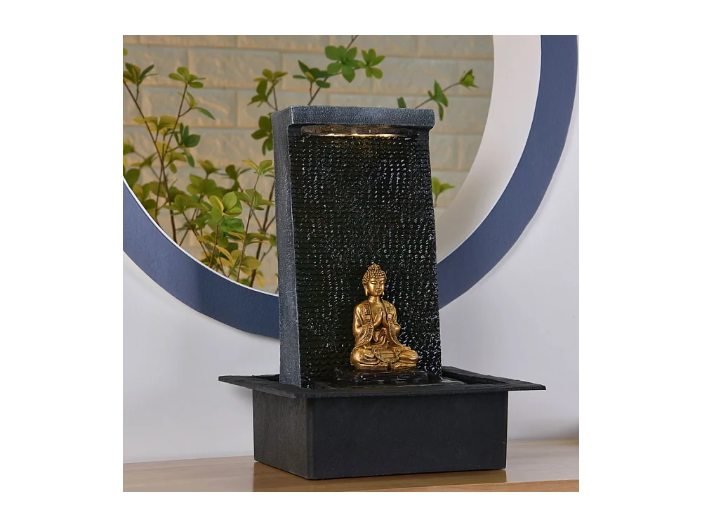 Brunnen aus Harz "Bouddha Zenitude"