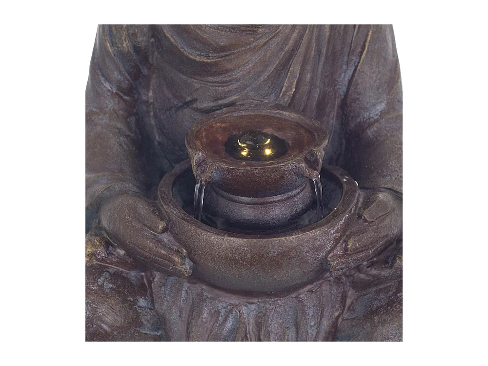 Fontaine d'intérieur en résine grand bouddha