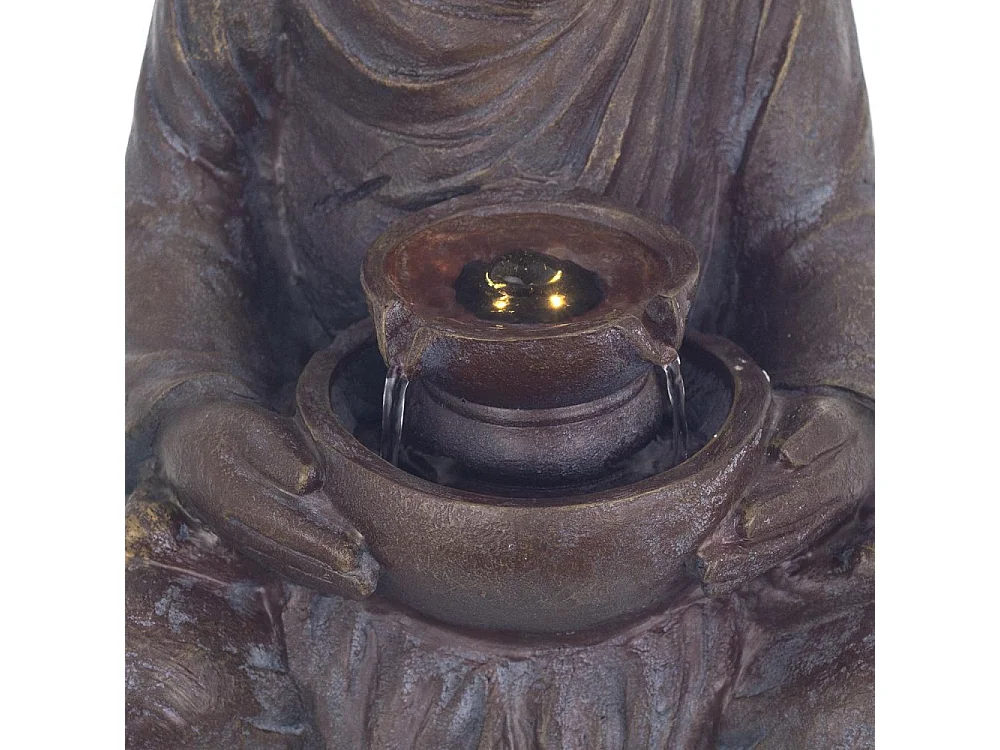 Fontaine d'intérieur en résine grand bouddha