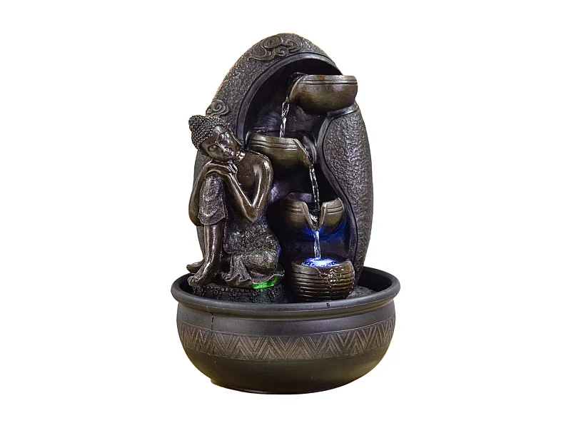 LED Zimmerbrunnen Buddha Krishna