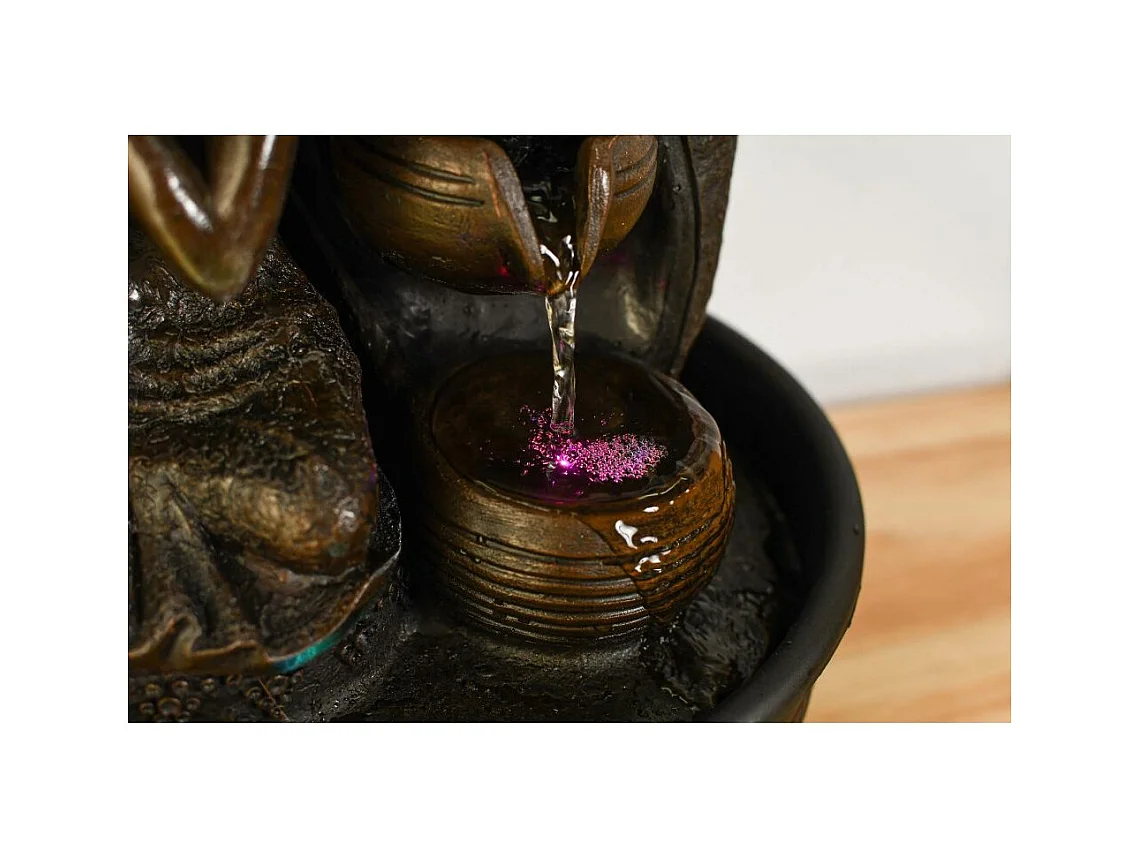 Fontaine d'intérieur LED bouddha Krishna