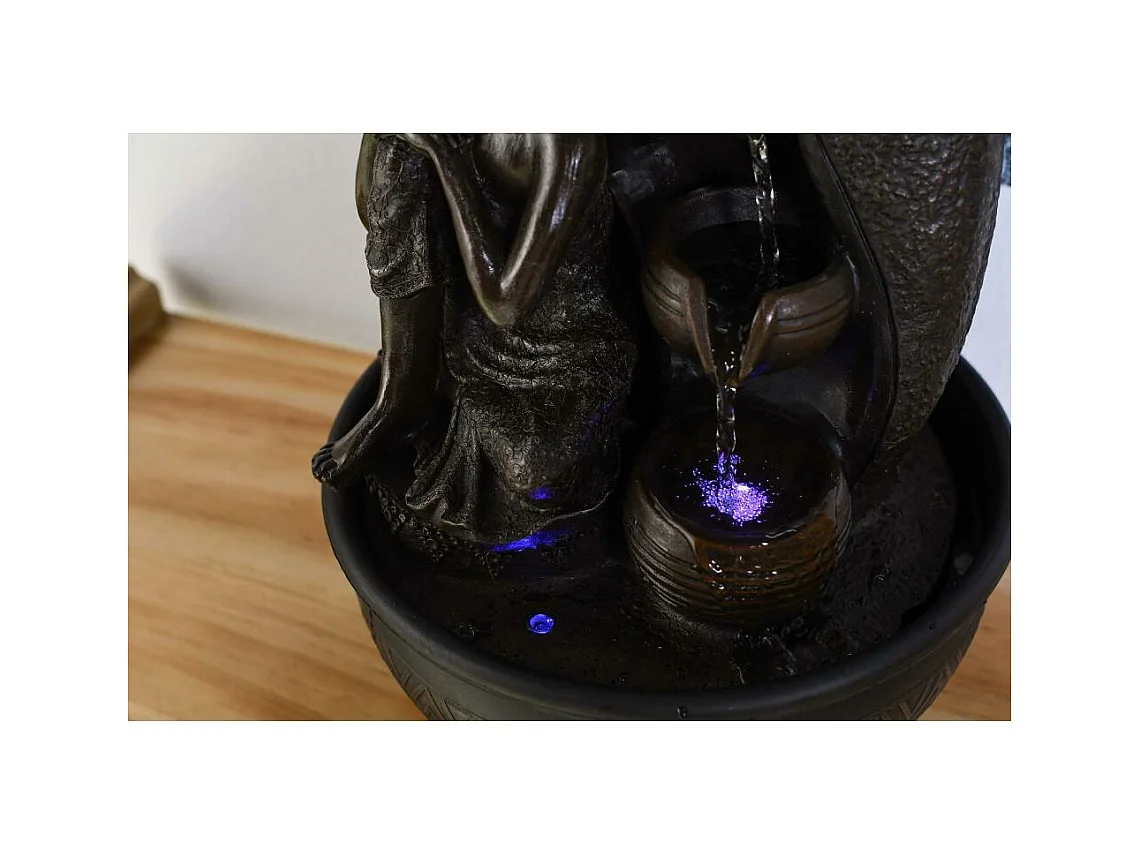 Fontaine d'intérieur LED bouddha Krishna