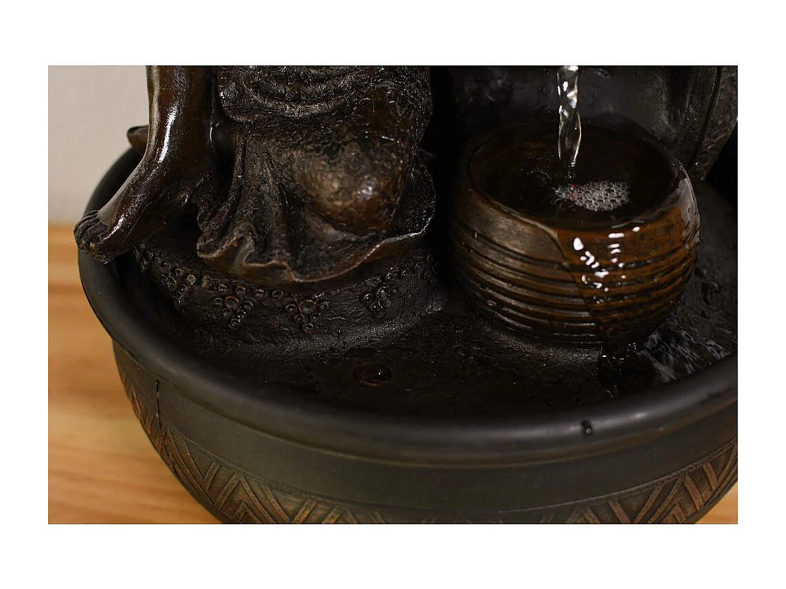 Fontaine d'intérieur LED bouddha Krishna