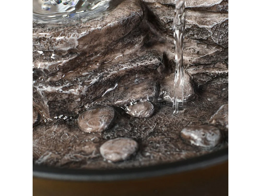 Fuente de resina Naturaleza verso