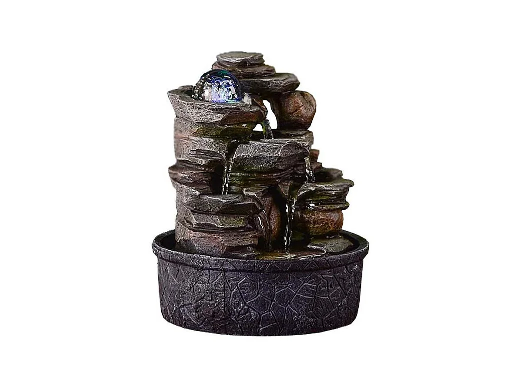 Fontaine en résine nature Satya