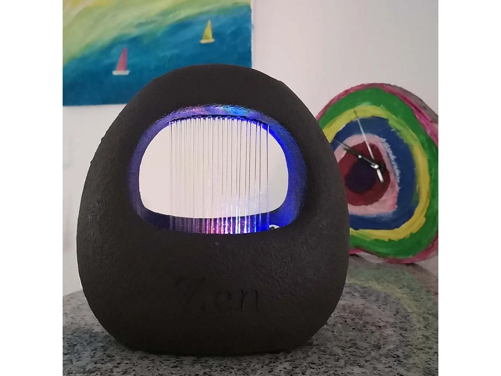 Fuente de resina Zen Cesta