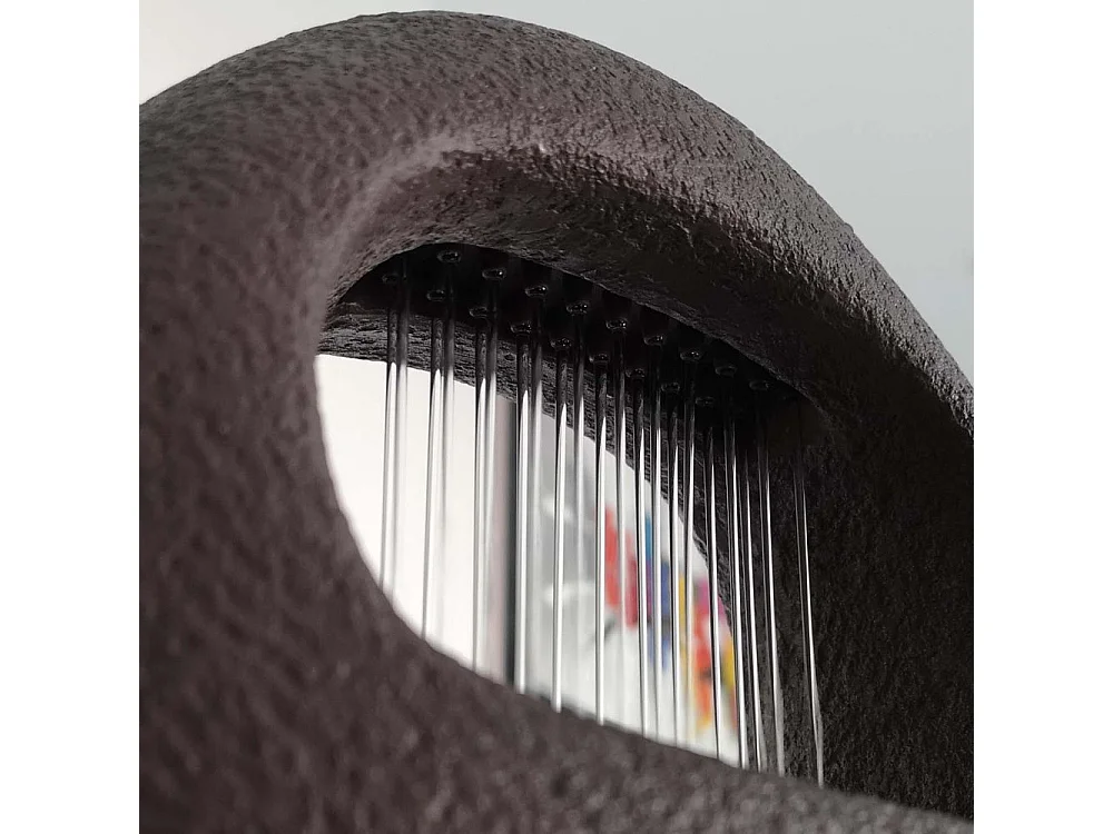 Fuente de resina Zen Cesta