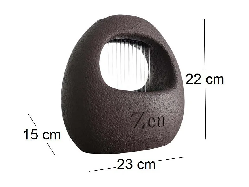 Fuente de resina Zen Cesta